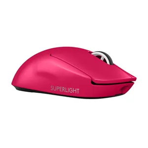 Logitech PRO X Superlight 2 Magenta Gaming Maus, Kabellose LIGHTSPEED Technologie, Hero 2 Sensor, 44.000 DPI, 8000Hz