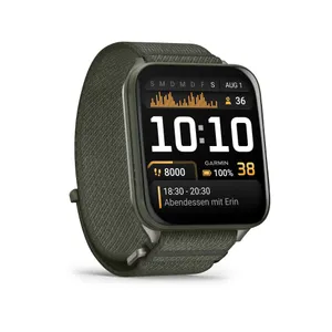 Garmin Venu® X1 Moosgrün mit ComfortFit-Nylonarmband Moosgrün