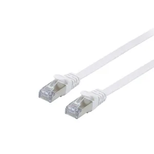 EQUIP 607611 Cat.6 U/FTP Flat Patchkabel, 2m , Weiß