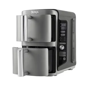 Ninja SL400EU Heißluftfritteuse Double Stack grau