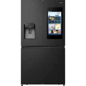 Hiesense RQ760N4IFE Kühl-Gefrierkombination 178.5 cm Höhe EEK E Schwarz