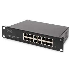 DIGITUS 10 Zoll 16-Port Rackmount GB Ethernet Switch