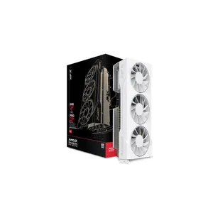 XFX Swift Radeon RX 9070 OC White Triple Fan 90mm Gaming Edition Grafikkarte 16 GB