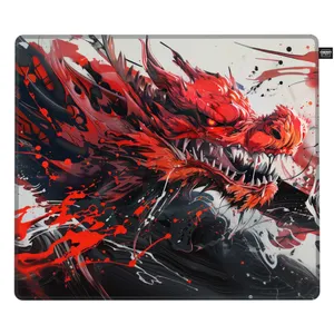 Cherry XTRFY GP6 Hydrus Red Gaming Mousepad | 460 x 400 mm, Stoff, Rutschfeste Gummiunterseite