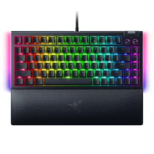 RAZER BlackWidow V4 75% - Mechanische Hot-Swap Gaming-Tastatur, US Layout (ISO), SCHNELLFEUER-Trigger-Modus, Razer Snap-Tap (Anpassbare Eingabe-Priorität)