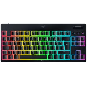 RAZER BlackWidow V4 Low Profile TKL HyperSpeed Gaming Tastatur kabellos / kabelgebunden (Funk / Bluetooth), Mechanisch, Schwarz