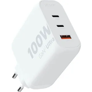 Xtorm GaN2 Ultra Wand-Ladegerät 100W / PD / 2x USB-C / 1x USB-A weiß