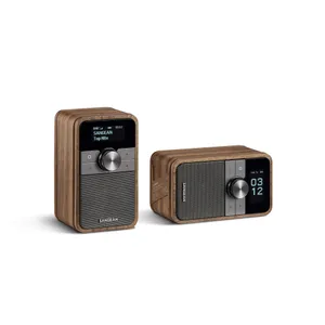 Sangean DDR-8 Portables DAB-Radio Echtholz-Gehäuse Nussbaum Vintage