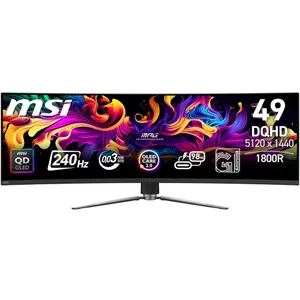 MSI MPG 491CQPXDE QD-OLED 49 Zoll DQHD QD-OLED Panel 32:9 240 Hz Curved Gaming Monitor