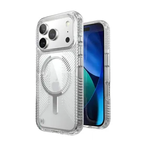 Speck Presidio Perfect Clear Grip MagSafe iPhone 17 Pro clear/silver