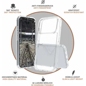 JT Berlin BackCase Pankow Clear für Apple iPhone 17 Pro Max transparent