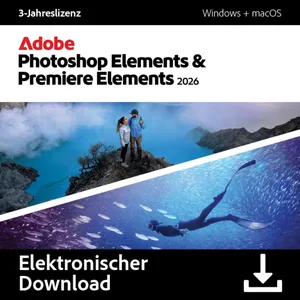 Adobe Photoshop & Premiere Elements 2026  Download-Code