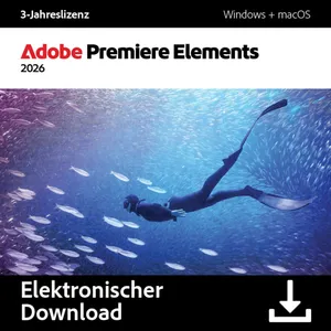 Adobe Premiere Elements 2026 3 Jahre Download-Code