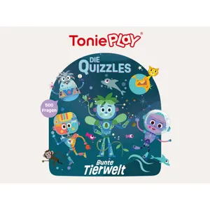 Tonies Play Spiel für Toniebox 2 Play S - Die Quizzles 1 - Bunte Tierwelt