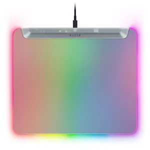 RAZER Firefly V2 Pro Phantom White Edition - Vollständig beleuchtete Gaming-Mausmatte mit Razer Chroma™