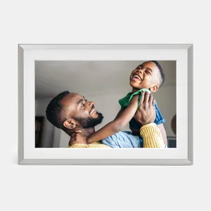 Aura Frames AF905 Photoframe Carver Mat - Clay with white mat 25,4cm (10") Digitaler Bilderrahme