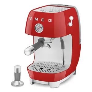 SMEG ECF03RDEU 50's Style Premium-Siebträger-Espressomaschine Rot