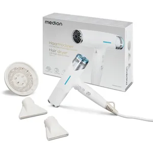 Medion HD2 Haartrockner mit Ionen-Technologie weiß