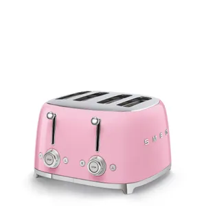 SMEG TSF03PKEU 50s Style 4 Scheiben Toaster Cadillac Pink
