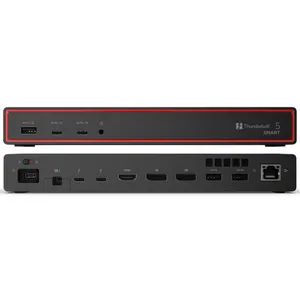 Lenovo ThinkPad Thunderbolt 5 Smart Dock 7500 - 8K/60Hz, 4K/240Hz, 2x DP, 1x HDMI, 2x TB5, 3x USB-A (10Gbps) 2x USB-C, 2.5 Gbit-LAN, 180W PD 3.1, 265W Netzteil