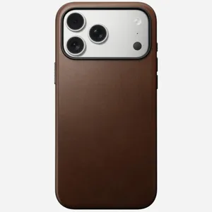 Nomad Modern Leather Case iPhone 17 Pro Max Brown