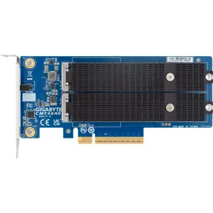 GIGABYTE CMT40A0 M.2 Expansion Card 2 x Gen5 NVMe 2280/22110 Cards