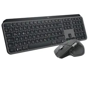 Logitech MX Keys S Combo (2026) für Windows Grafit, Kabellose Maus-Tastaturkombination, Bluetooth, Logi Bolt, inkl. MX Master 4