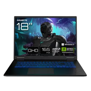 GIGABYTE GAMING A18 3VH 18 Zoll Gaming Laptop AMD Ryzen 7 260 NVIDIA GeForce RTX 5060 32 GB RAM 1 TB SSD Windows 11 Home Black Steel