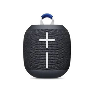 Ultimate Ears WONDERBOOM 4 Schwarz, Kompakter Bluetooth Lautsprecher (A2DP), 360- Grad- Klang, PartyUp Funktion, IP67- zertifizierte