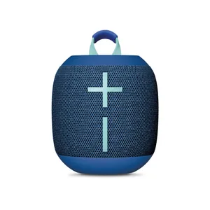 Ultimate Ears WONDERBOOM 4 Blau, Kompakter Bluetooth Lautsprecher (A2DP), 360- Grad- Klang, PartyUp Funktion, IP67- zertifizierte