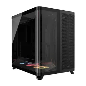 Corsair Air 5400 Gaming PC Gehäuse Midi-Tower Schwarz Seitenfenster