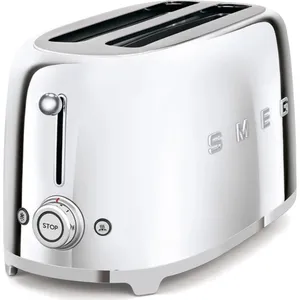 SMEG TSF02SSEU 50s Style 4 Scheiben Langschlitz Toaster Chrome