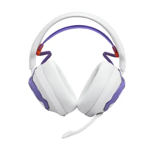 JBL Quantum 650 Wireless Over-Ear-Gaming-Headset, weiss/violett