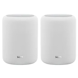 WiiM Sound LITE Twin Pack weiss Smart Speaker Hi-Res Multiroom Lautsprecher-Set