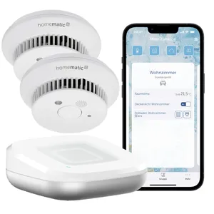 Homematic IP Starter Set • 2x Rauchwarnmelder • Access Point 2