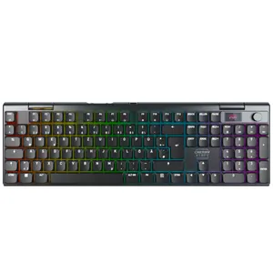 Cherry XTRFY MX 10.1 Tastatur kabellos / kabelgebunden (Funk / Bluetooth), Schwarz
