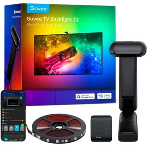 Govee Hintergrundbeleuchtung TV Envisual T2 mit Dual-Kamera für 55-65 Zoll (139,7cm - 165,1cm)