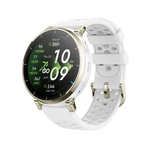 Amazfit Active 3 Premium 45 mm Smartwatch White mit GPS, NFC, AMOLED, Saphirglas und HYROX-Modus