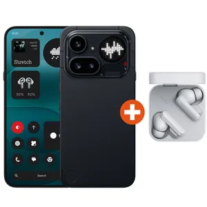 Nothing Phone (4a) Pro 8/128GB Dual-SIM schwarz Android 16 Smartphone + CMF Buds 2a Kabellose In-Ear Kopfhörer