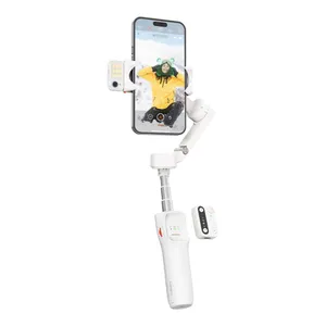 Hohem iSteady V3 Faltbarer Gimbal-Stabilisator mit abnehmbarer Fernbedienung Weiß