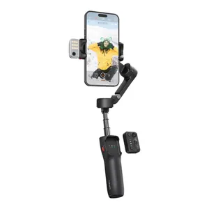 Hohem iSteady V3 Faltbarer Gimbal-Stabilisator mit abnehmbarer Fernbedienung Schwarz