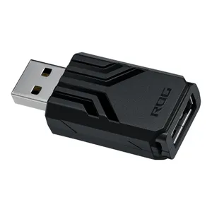 ASUS ROG Polling Rate Boost USB-Adapter Schwarz, 8000 Hz Abtastrate für deine ROG Gaming- Tastatur- und Maus