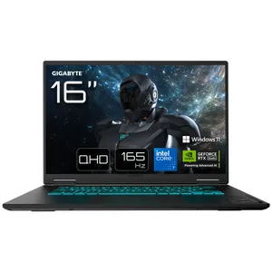 GIGABYTE GAMING A16 PRO DHX 16 Zoll Gaming Laptop Intel Core 7 240H NVIDIA GeForce RTX 5070 Ti 32 GB RAM 1 TB SSD Windows 11 Home Schwarz