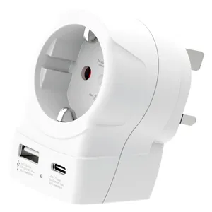 SKROSS Europa für UK USB AC20PD Reiseadapter mit USB 1.500283-E