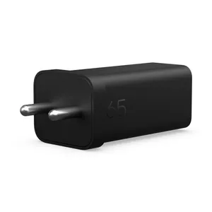 HP USB-C 65W GaN Nano Ladegerät/ Netzteil Schwarz, inkl. 2m USB-C Kabel, Power Delivery (PD) 3.0