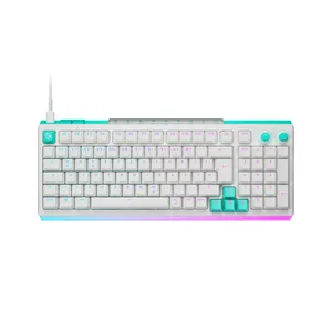 Logitech G512 X 98 Gaming-Tastatur | Magnetische Analog-Switches, Rapid Trigger, 8K Hz & RGB, Weiß