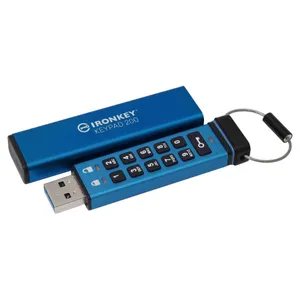 Kingston IronKey Keypad 200 Verschlüsselter USB-Stick 16GB USB 3.2 Gen1 Typ A