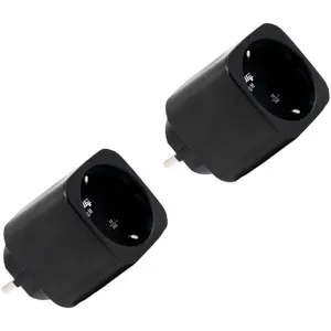 Shelly Plug M Gen3 Black Smarter Zwischenstecker WLAN/BT 2er Set schwarz