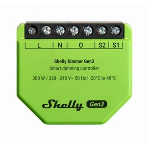 Shelly Dimmer Gen3· Relais LED Lichtcontroller Messfunktion Unterputz