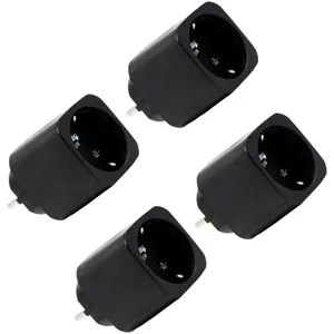 Shelly Plug M Gen3 Black Smarter Zwischenstecker BT WLAN 4er Set schwarz